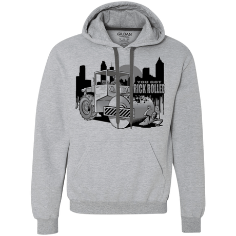 Sweatshirts Sport Grey / Small Rick Rolled Premium Fleece Hoodie