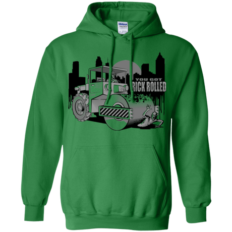 Sweatshirts Irish Green / Small Rick Rolled Pullover Hoodie