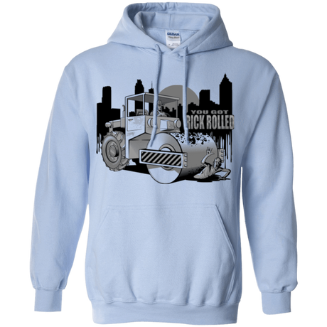 Sweatshirts Light Blue / Small Rick Rolled Pullover Hoodie