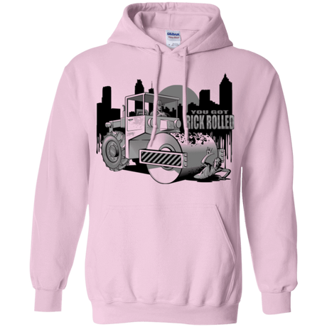 Sweatshirts Light Pink / Small Rick Rolled Pullover Hoodie