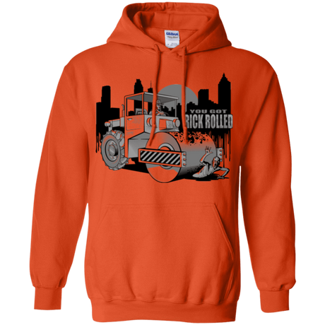 Sweatshirts Orange / Small Rick Rolled Pullover Hoodie