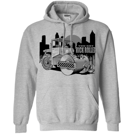 Sweatshirts Sport Grey / Small Rick Rolled Pullover Hoodie