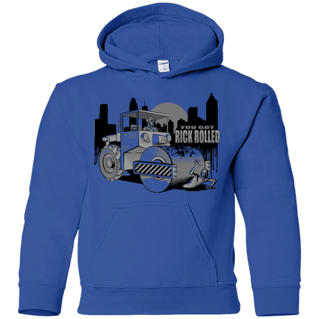 Sweatshirts Royal / YS Rick Rolled Youth Hoodie