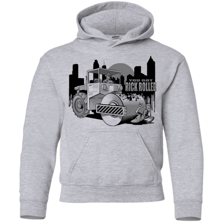 Sweatshirts Sport Grey / YS Rick Rolled Youth Hoodie