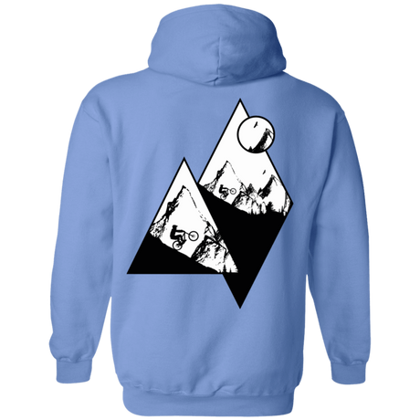 Sweatshirts Carolina Blue / S Ride Alone Printed On Back Pullover Hoodie