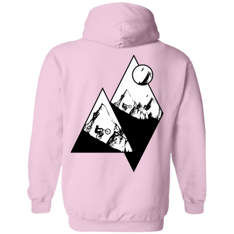 Sweatshirts Light Pink / S Ride Alone Printed On Back Pullover Hoodie