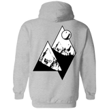 Sweatshirts Sport Grey / S Ride Alone Printed On Back Pullover Hoodie