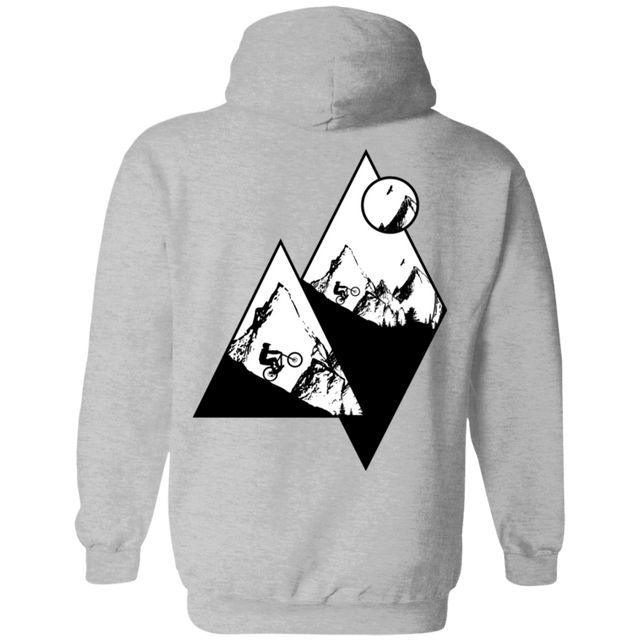 Sweatshirts Sport Grey / S Ride Alone Printed On Back Pullover Hoodie