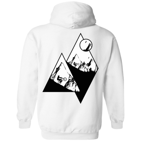 Sweatshirts White / S Ride Alone Printed On Back Pullover Hoodie