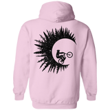 Sweatshirts Light Pink / S Riding Waves Back Print Pullover Hoodie