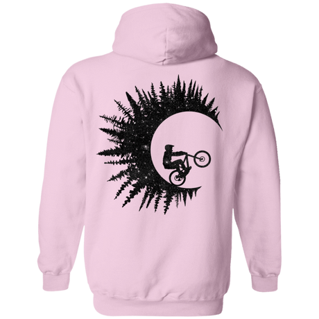 Sweatshirts Light Pink / S Riding Waves Back Print Pullover Hoodie