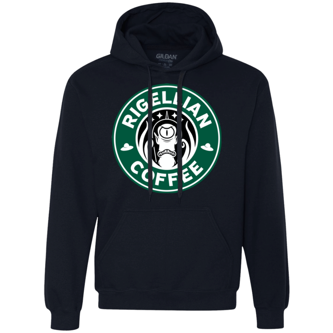 Sweatshirts Navy / Small Rigellian Coffee Premium Fleece Hoodie
