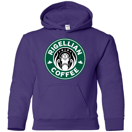 Sweatshirts Purple / YS Rigellian Coffee Youth Hoodie
