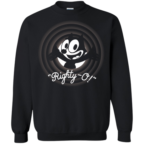 Sweatshirts Black / S Righty -O Crewneck Sweatshirt