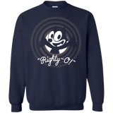 Sweatshirts Navy / S Righty -O Crewneck Sweatshirt