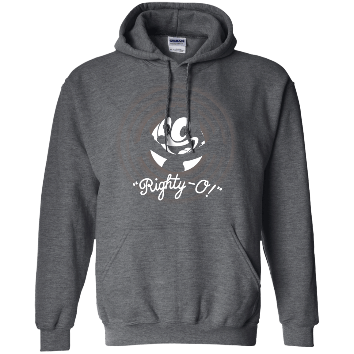 Sweatshirts Dark Heather / S Righty -O Pullover Hoodie