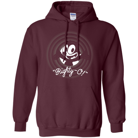 Sweatshirts Maroon / S Righty -O Pullover Hoodie