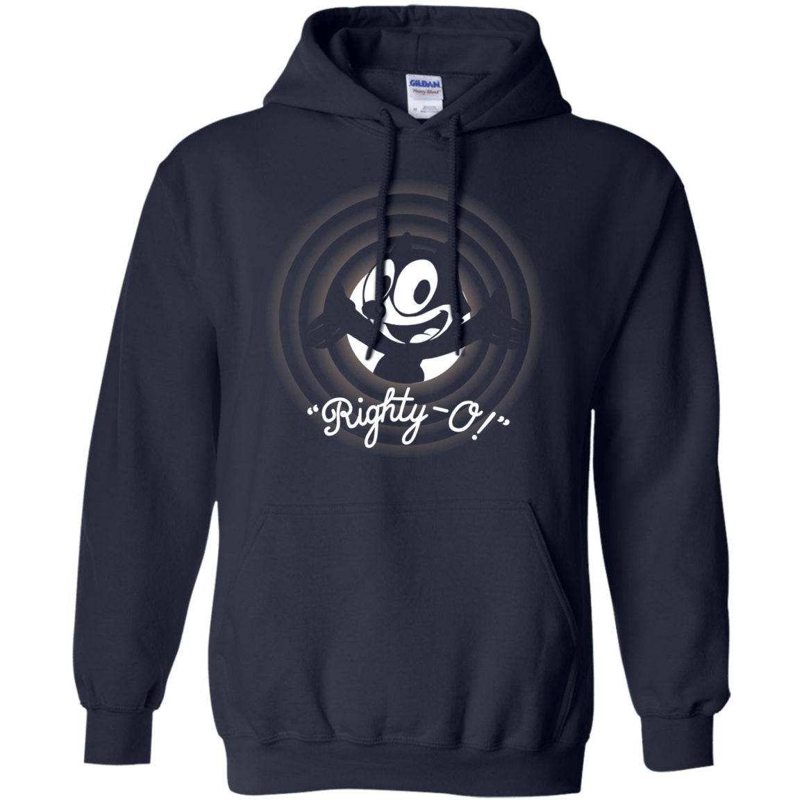 Sweatshirts Navy / S Righty -O Pullover Hoodie