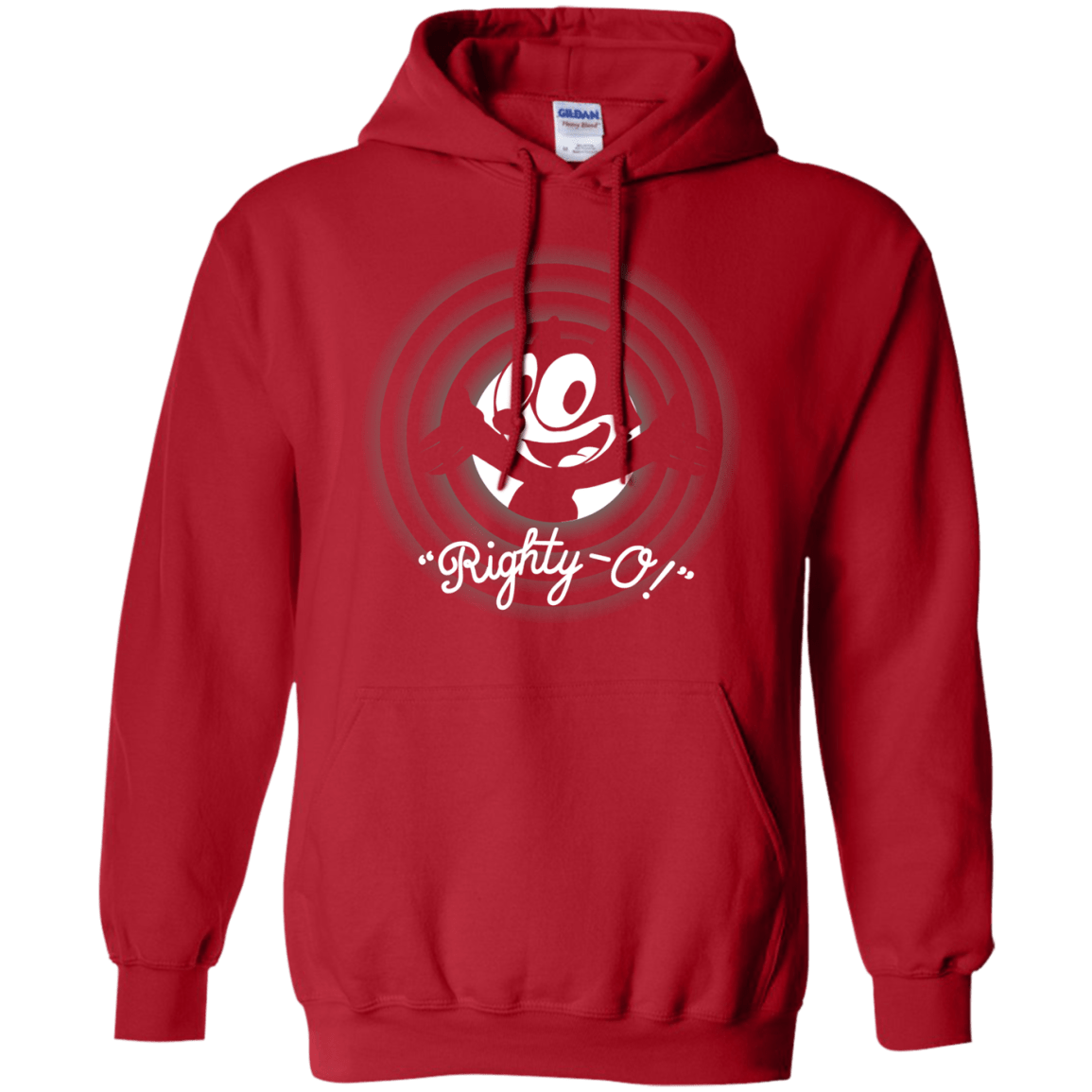 Sweatshirts Red / S Righty -O Pullover Hoodie