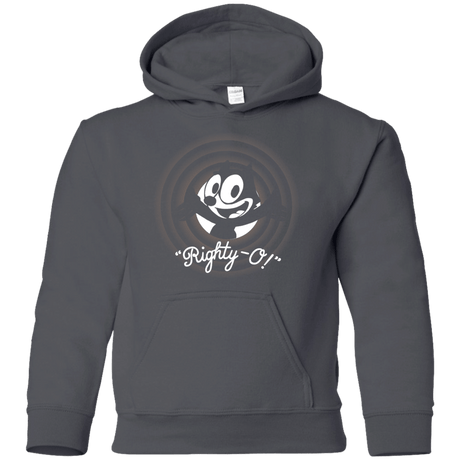 Sweatshirts Charcoal / YS Righty -O Youth Hoodie