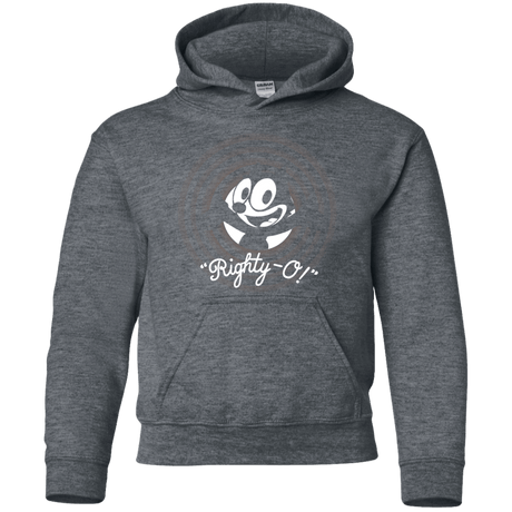 Sweatshirts Dark Heather / YS Righty -O Youth Hoodie