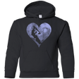 Sweatshirts Black / YS RIKUS HEART Youth Hoodie