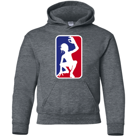 Sweatshirts Dark Heather / YS Ring Finders League Youth Hoodie