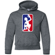 Sweatshirts Dark Heather / YS Ring Finders League Youth Hoodie