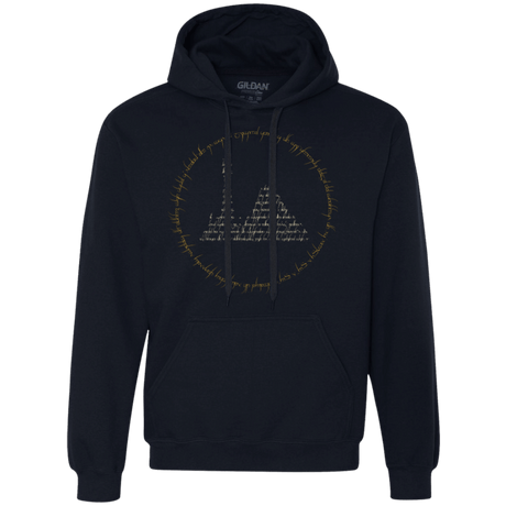 Sweatshirts Navy / Small Ring Premium Fleece Hoodie
