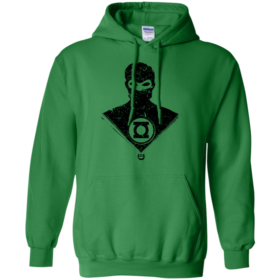 Sweatshirts Irish Green / Small Ring Shadow Pullover Hoodie