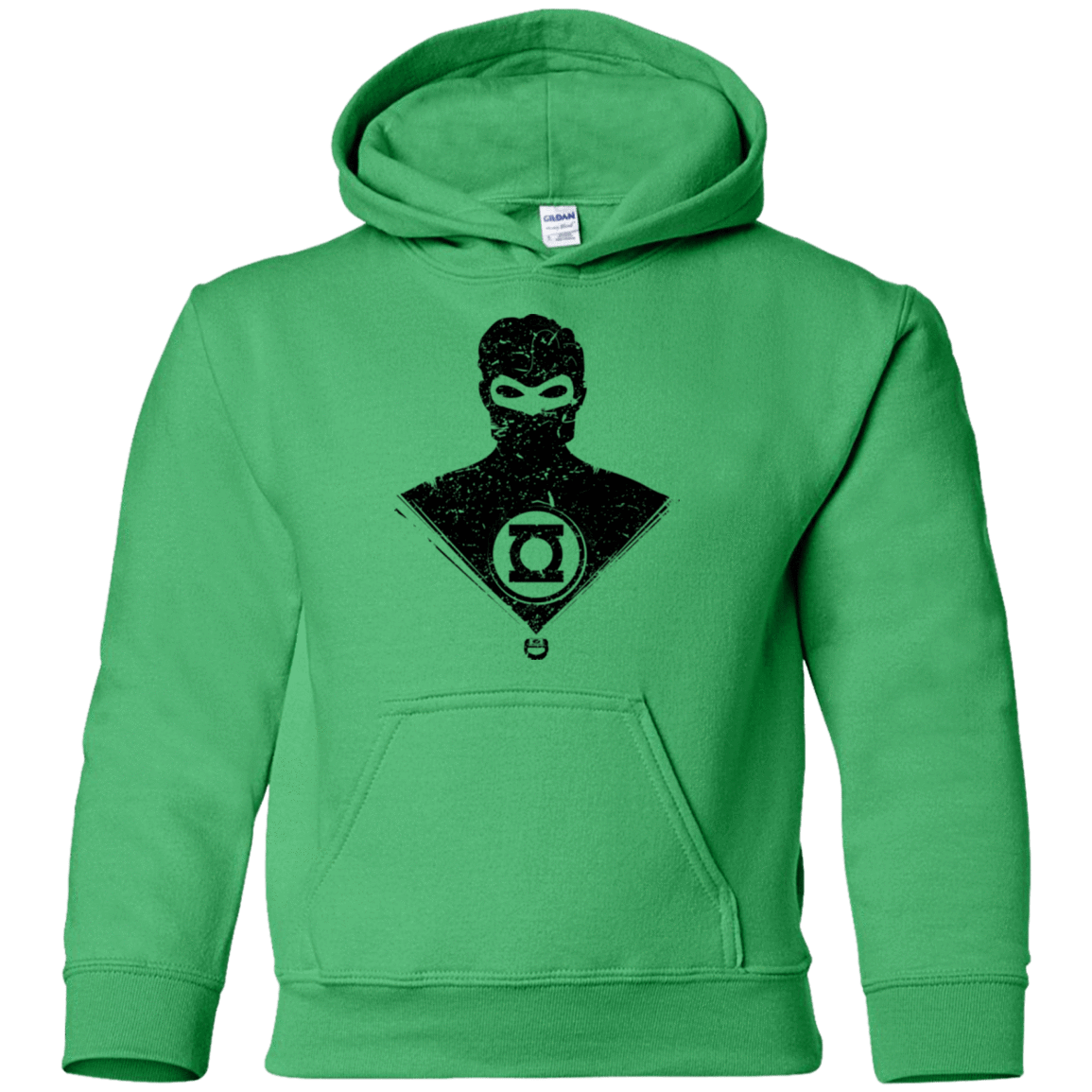 Sweatshirts Irish Green / YS Ring Shadow Youth Hoodie