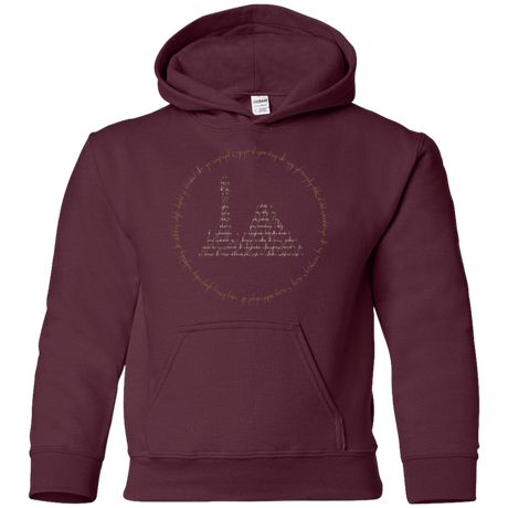 Sweatshirts Maroon / YS Ring Youth Hoodie