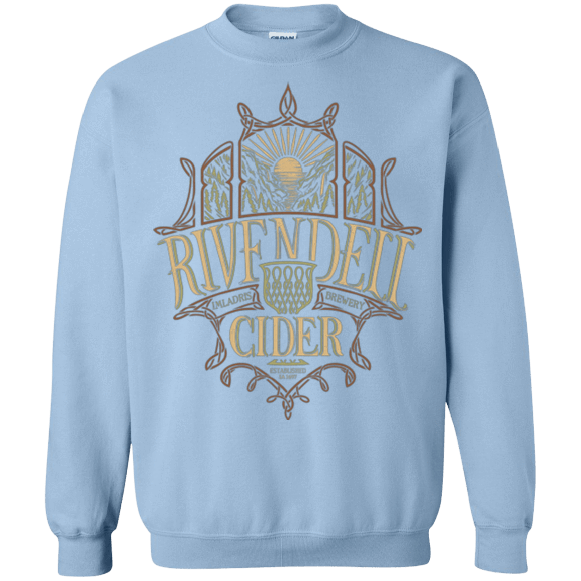 Sweatshirts Light Blue / Small Rivendell Cider Crewneck Sweatshirt