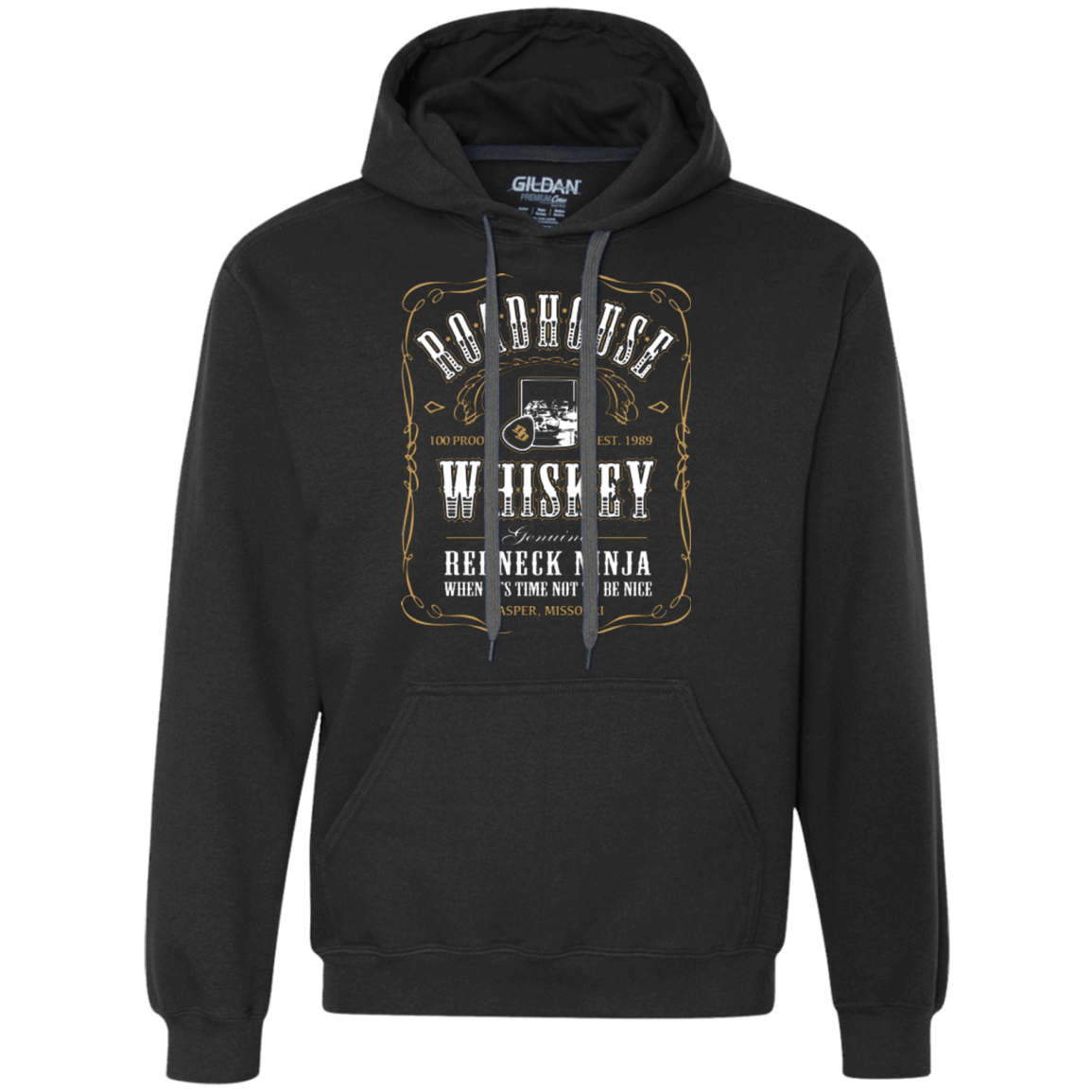 Sweatshirts Black / Small Road House Whiskey Premium Fleece Hoodie