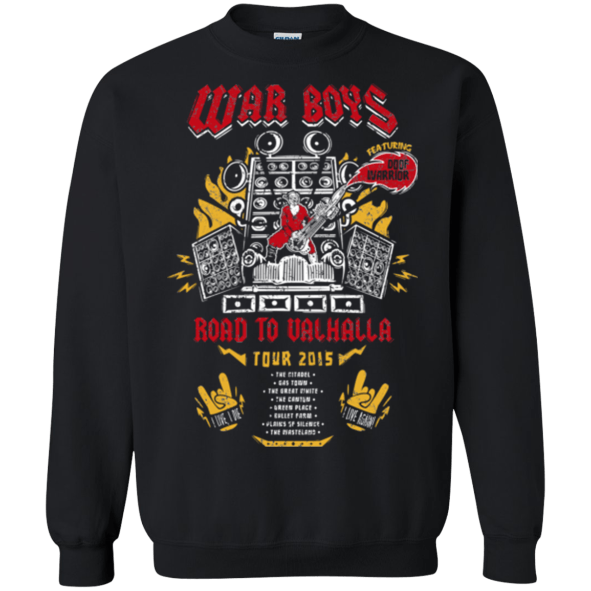 Sweatshirts Black / Small Road to Valhalla Tour Crewneck Sweatshirt