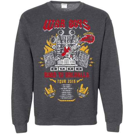 Sweatshirts Dark Heather / Small Road to Valhalla Tour Crewneck Sweatshirt