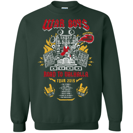 Sweatshirts Forest Green / Small Road to Valhalla Tour Crewneck Sweatshirt