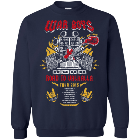 Sweatshirts Navy / Small Road to Valhalla Tour Crewneck Sweatshirt