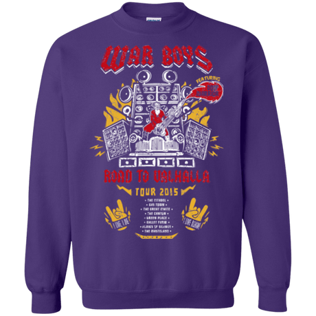 Sweatshirts Purple / Small Road to Valhalla Tour Crewneck Sweatshirt