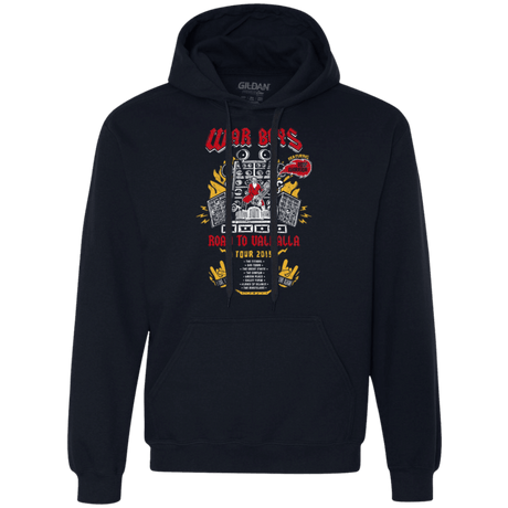 Sweatshirts Navy / Small Road to Valhalla Tour Premium Fleece Hoodie