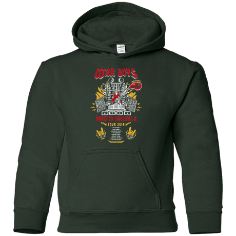 Sweatshirts Forest Green / YS Road to Valhalla Tour Youth Hoodie