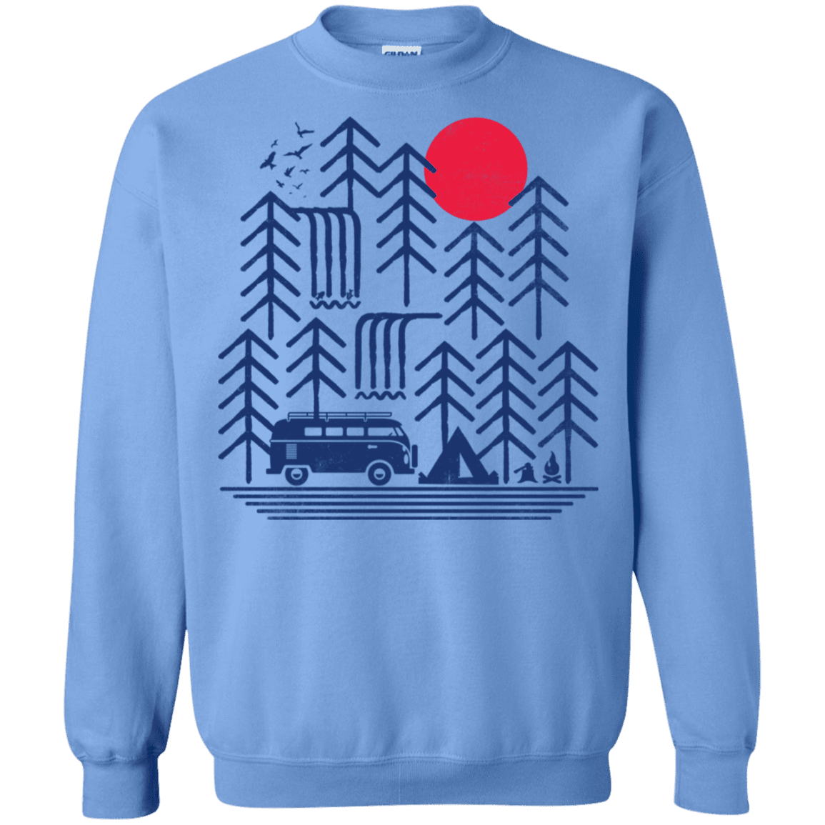 Sweatshirts Carolina Blue / S Road Trip Days Crewneck Sweatshirt