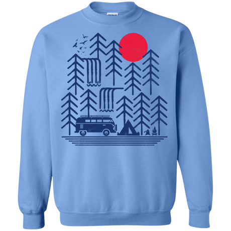 Sweatshirts Carolina Blue / S Road Trip Days Crewneck Sweatshirt