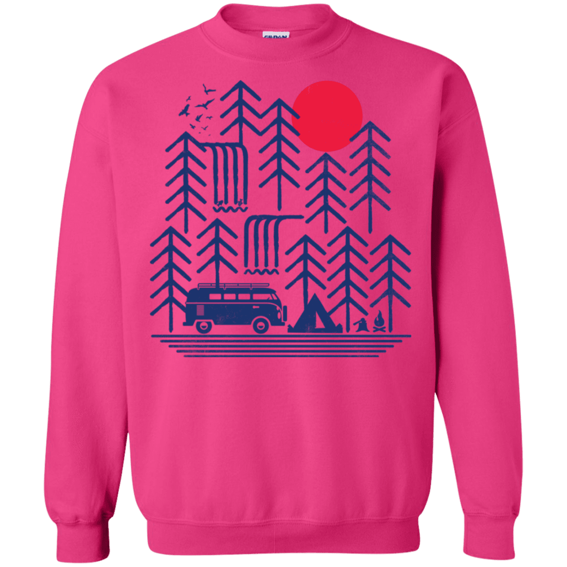 Sweatshirts Heliconia / S Road Trip Days Crewneck Sweatshirt