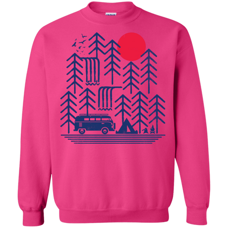 Sweatshirts Heliconia / S Road Trip Days Crewneck Sweatshirt