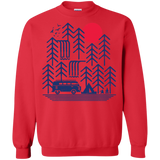 Sweatshirts Red / S Road Trip Days Crewneck Sweatshirt