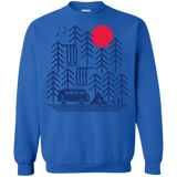 Sweatshirts Royal / S Road Trip Days Crewneck Sweatshirt