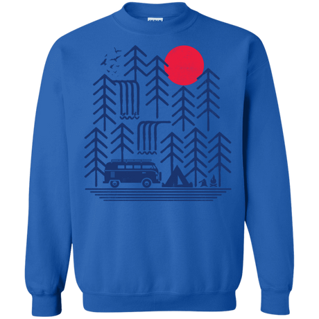 Sweatshirts Royal / S Road Trip Days Crewneck Sweatshirt