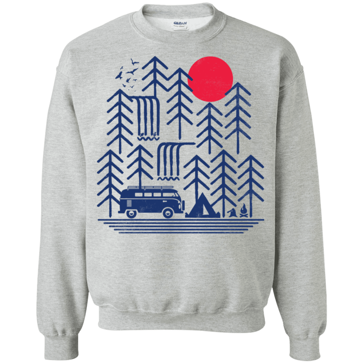 Sweatshirts Sport Grey / S Road Trip Days Crewneck Sweatshirt