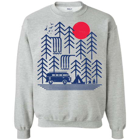 Sweatshirts Sport Grey / S Road Trip Days Crewneck Sweatshirt